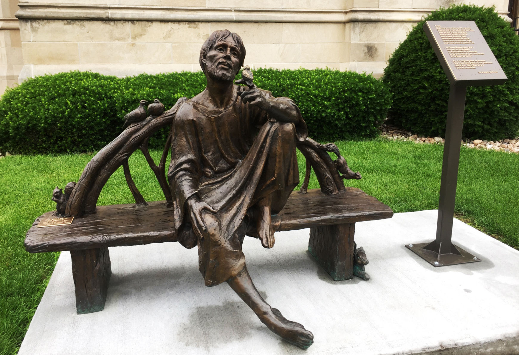 Francis of Assissi sculpture.JPG